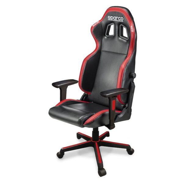 Silla Gaming/oficina SPARCO ICON Negro/Rojo