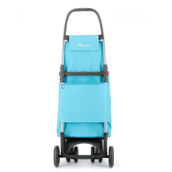 Carro Compra ROLSER I-MAX MF 4 Ruedas 2 Giratorias Plegable Azul Celeste