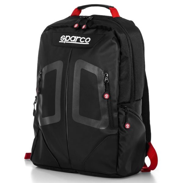 Mochila STAGE SPARCO Negro/Rojo