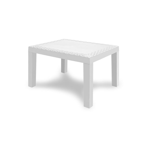 Mesa centro JACK blanco 59x46cm IPAE