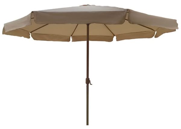 Parasol aluminio de 3.5 m beige